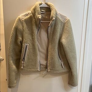 BDG Cozy Sherpa Zip-Up Jacket
